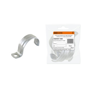 Скоба металлическая однолапковая с внутр. d 31-32 мм (10 шт) SQ0409-1008