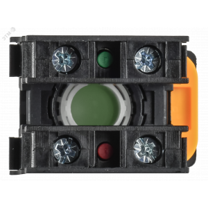 Кнопка с фиксацией d=22мм 1NO+1NC зел-ная MASTER MI-BT60-11T-3-21-K06