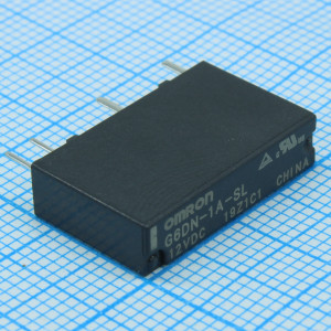G6DN-1ASL-12DC, Реле силовое 5А один контакт на замыкание катушка 12В