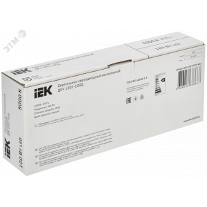 Светильник светодиодный ДКУ 1002-100Д 5000К IP65 сер. IEK LDKU0-1002-100-5000-K03