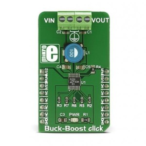MIKROE-2806, Средства разработки интегральных схем (ИС) управления питанием Buck-Boost click