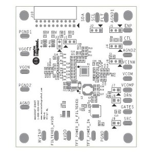 MAX20067EVKIT#, Средства разработки визуального вывода Evaluation Kit for Automotive 3-Channel Display Bias IC With Linear Regulator & I2C Interface