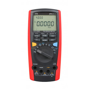 APPA 511, Универсальный мультиметр с автоматическим режимом выбора пределов измерения DCV, ACV, DCA, ACA, AC+DC, токовая петля (4–20мA, %), сопротивление, емкость, частота, прозвон цепи, проверка диодов, температура, True RMS