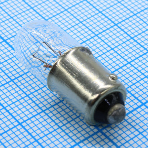 Лампа СМ 28-2.8 В9S/14, Лампа накаливания с байонетным цоколем 28В 2.8Вт