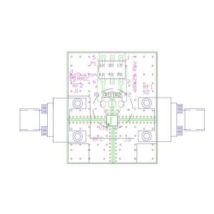 CMD204C3-EVB, Радиочастотные средства разработки EVB DC - 20 GHz SPST Switch
