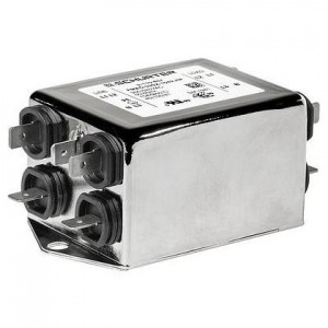 3-110-842, Фильтры цепи питания 1-stage filter with neutral conductor, 20 A, 300/520 VAC, Medical (M5) version high performance