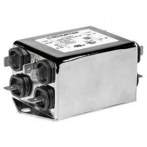 3-110-821, Фильтры цепи питания 1-stage filter with neutral conductor, 3 A, 300/520 VAC, industrial version
