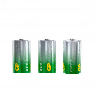 Батарейка алкалиновая GP Super Alkaline G-Tech 13А типоразмера D - 2 шт. на блистере 1225