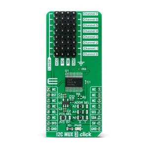 MIKROE-4262, Средства разработки интегральных схем (ИС) переключателей I2C MUX 3 Click