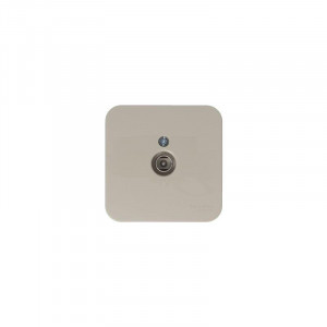 Розетка телевизионная TV ОП Blanca коннектор с изолир. пластиной беж. SE BLNTA000017