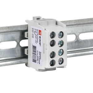 Клемма распределительная КСР с двойным винтом 2x35/2x25 серая PROxima ksr-2.35-2.25-grey