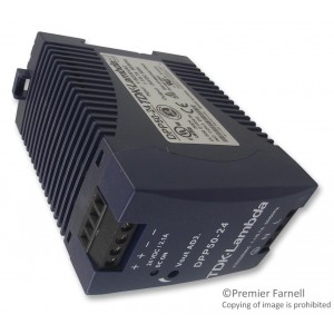 DPP50-24, DIN Rail Power Supplies 50W 24V 2.1A DIN Rail 115/230VAC