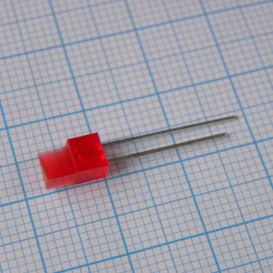 L-362ID, Светодиод треугольный/красный/660нм/0.5-0.8мКд/100°