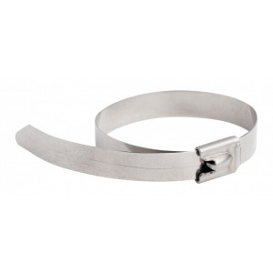 Хомут AISI 304 из нержавеющей стали, 4.6x150 (100 шт.) FlexLock PROxima plc-fl-tss-304-4.6x150