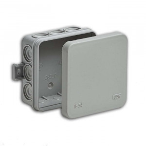 Коробка распределительная ОП 85х85х35мм 12 вводов IP54 сер. 67093