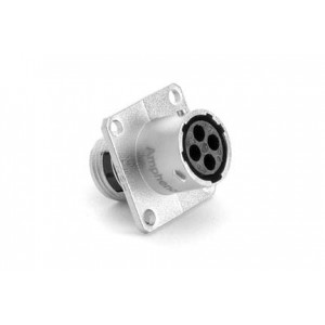 RT00104SNH, Стандартный цилиндрический соединитель 16AWG 4 Pin Recptle Female