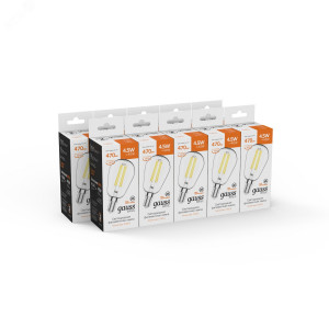 Лампа Basic Filament ST45 4,5W 470lm 2700К Е14 LED 1/10/50 1141115