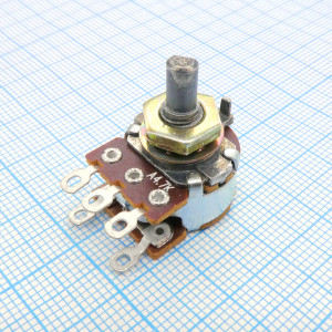 СП3-400вМ А 3-12 20%    4.7К, Резистор переменный  однооборотный с выключателем 0.120Вт, 4.7кОм, вал с лыской 12мм