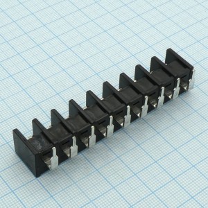 DG35R-B-09P-13-00A(H), Барьерный клеммный блок на 9 контактов. Серия DG35R-B