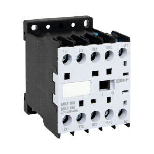 Мини-контактор МКЭ 16А кат. 230В AC 1НО PROxima Mctr-s-16-230