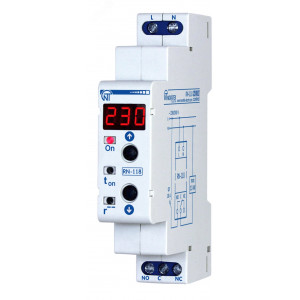 Реле напряжения РН-118 10А, одномодульное 3425600118