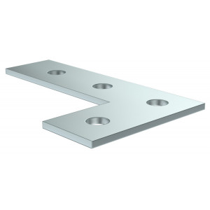 Пластина соед. L-образная удлин. для STRUT-профиля EZ CLM50D-PLS-150-40