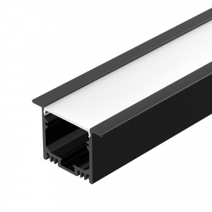 Профиль SL-LINIA49M-F-2000 BLACK 036513, Алюминиевый профиль для светодиодных лент и линеек. Цвет - чёрный RAL9005 (порошковая окраска). Габаритные размеры (LхWхH): 2000x49x32 мм, паз для установки 35 мм. Ширина площадки для ленты 23 мм. Экраны, заглушки и другие аксессуары приобретаются отдельн