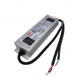 ELG-150-54B-3Y, AC-DC, 150Вт, IP67, вход 100…305В AC, 47…63Гц/142…431В DC, ККМ, выход 27...54В/2.8А, изоляция 3750В AC, в кожухе 199х63х35,5мм, -40…+70°С, димминг 3 в 1, с проводом заземления