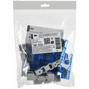 TEKFOR Шина N ноль изолированная на универсальном держателе 6х9-10-С IEK TF-NN10-10-KL-K07