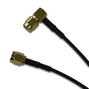 135103-02-12.00, Соединения РЧ-кабелей SMA R/A Plug to St Plug RG-174/U 12in