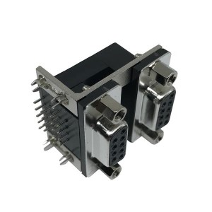 L17H2220131, Сдвоенные соединители D-Sub  D-SUB STACKED