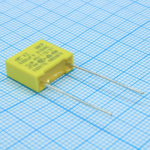 L-KLS10-X2-333K310-P10, Конденсатор помехоподавляющий X2  0.033мкФ 310В переменного тока радиальный шаг 10мм