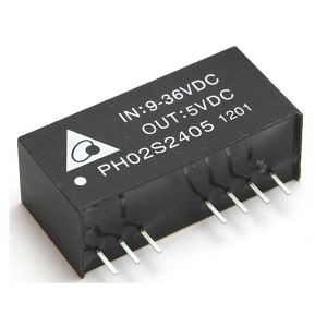 PH02S2403A, Преобразователи постоянного тока в постоянный с изоляцией DC/DC Converter, 3.3Vout, 2W