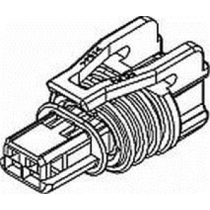 15449029, Автомобильные разъемы 2P FEMALE GRAY GT150 15 AMPS