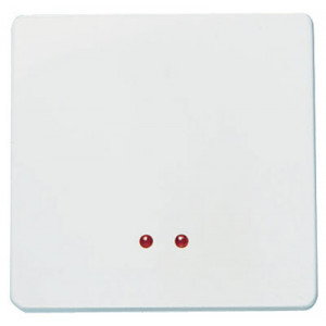 Механизм 1-клавишного переключателя с клавишей со светоиндикатором, 2-модульный, серия Stylo/(Re)stylo, цвет слоновая кость 2202.3 BM