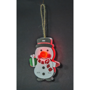 Гирлянда 80 723 NGF-D018-R-1CR2032 (снеговик - дерево) 80723