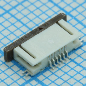 527460633, Соединитель FFC/FPC угловой 6 контактов 1 ряд шаг 0.5мм