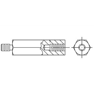 2125, Крепежные элементы для резисторов SS 1.125 M/F THRD