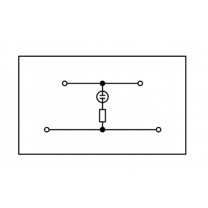Клемма функц. WKFN 2,5 E/35/NGL, Многоуровневая функциональная клемма, тип фиксации провода: пружинный, номинальное сечение: 2,5 мм кв., 24V, ширина: 5 мм, цвет: красный, тип монтажа: DIN 35