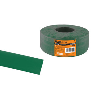 Термоусаживаемая трубка ТУТнг 60/30 зеленая (25 м/ролл) SQ0518-0116