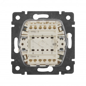 Переключатель 2напр 2клав 10A СЛНК VLN 774308