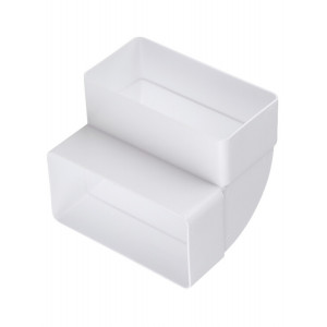 Соединительное колено вертикальное 90 гр. для прямоугольных воздуховодов, 60х120, SQ1807-1755