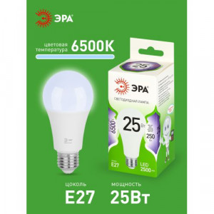 Лампа светодиодная LED 25 Вт 2500Лм 6500К груша холодный E27 220-240В LED A60-25W-865-E27 Green Line Б0067111