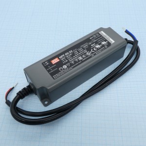 NPF-60-24, AC-DC, 60Вт, вход 90…305В AC, 47…63Гц /127…431В DC, выход 14.4…24В/2.5A, ККМ, изоляция 3750В AC, в кожухе 150х53х35мм, -40…+70°С