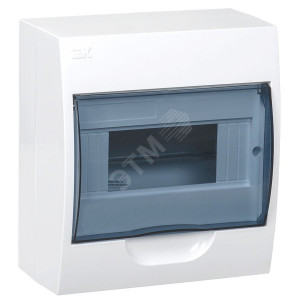 Корпус ЩРН-П-8 Krepta 3 IP41 навесной пластик. бел. IEK MKP12-N-08-40-20