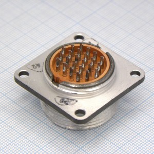 2РМТ27Б24Ш1В1В, Соединитель  цилиндрический низкочастотный негерметичный