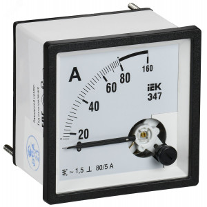 Амперметр Э47 40/5А кл. точн. 1,5 72х72мм IPA10-6-0040-E