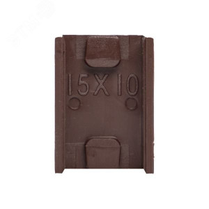 Соединитель (15х10) (4 шт) темное дерево EKF-Plast