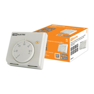 Термостат механический открытого монтажа НТ-1, индикатор, вкл/выкл, 10 А, 230 В, белый, SQ2503-0009