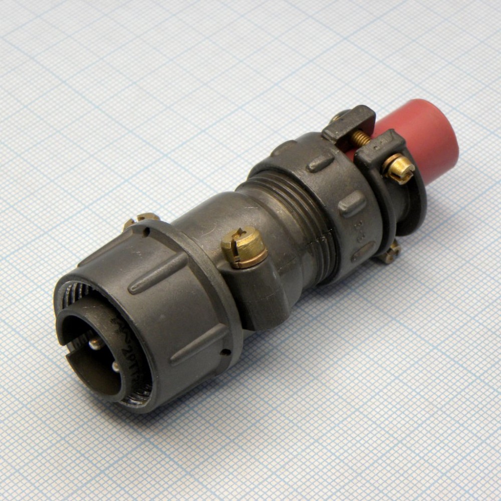 Изображение товара Соединитель цилиндрический низкочастотный пылебрызгозащищенный 2РТТ20КПН4Ш6В